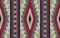 ethnic tribal traditional red aztec stripe pattern