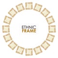 Ethnic vector frame