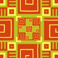 Ethnic wallpaper. Aztec pattern. Tribal print. Vector background.