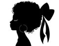 Ethnic woman silhouette