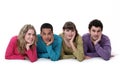 Ethnically diverse group of young people Royalty Free Stock Photo