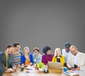 Ethnicity People Brainstorming Security Protection Concept Royalty Free Stock Photo