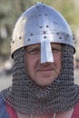 Ethno-fest : traditions - emotions - life. Knight in chain armours lived in Kyivan Rus, historical reconstruction of ancient Kiev,