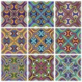 Ethno Pattern Set Royalty Free Stock Photo
