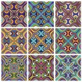 Ethno Pattern Set Royalty Free Stock Photo