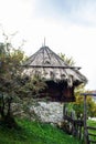 Ethno village Sirogojno in Zlatibor surroundings, Serbia. Authentic Serbian cottage Royalty Free Stock Photo