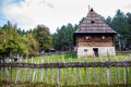 Ethno village Sirogojno in Zlatibor surroundings, Serbia. Travel Royalty Free Stock Photo