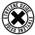 Ethylene oxide rubber stamp