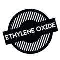 Ethylene oxide rubber stamp Royalty Free Stock Photo