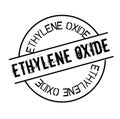 Ethylene oxide rubber stamp Royalty Free Stock Photo