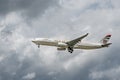 Etihad Airways Airbus A330 - MSN 1167 - plane take off at Zurich Airport Royalty Free Stock Photo