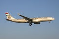 Etihad Airways Airbus A330-200 Royalty Free Stock Photo