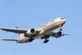 Etihad Airways Boeing 777-300 approaching the runway