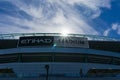 Etihad stadium in the Docklands, Melbourne. Royalty Free Stock Photo