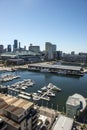 Etihad stadium in Docklands Melbourne. Royalty Free Stock Photo