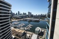 Etihad stadium in Docklands Melbourne. Royalty Free Stock Photo