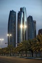 Etihad towers in Abu Dhabi
