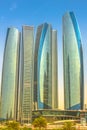 Etihad Towers Abu Dhabi Royalty Free Stock Photo