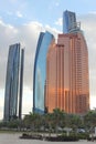 Etihad towers - Abu Dhabi at dawn