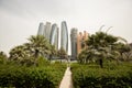 Etihad Towers in Abu Dhabi