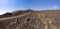 Vista panoramica dell`Etna in cima al cratere - Sicilia