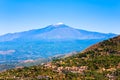 Etna in summer day, Sicily Royalty Free Stock Photo