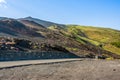 Etna summit craters of south-east panorama, Sicily