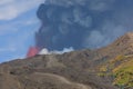 Etna Volcano Paroxysm Ash Cloud