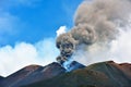 Etna volcanoes Royalty Free Stock Photo