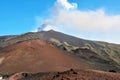 Etna volcanoes Royalty Free Stock Photo