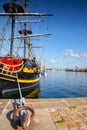 Etoile du Roy is a three-masted sixth-rate frigate in Saint Malo