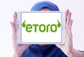 EToro brokerage company logo