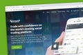 eToro social trading platform website homepage. Smarter investing by automatically copying