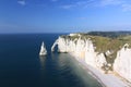 Etretat, the cliffs Royalty Free Stock Photo