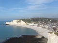 Etretat france rocks occeoan cost landscape wallpaper