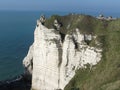 Etretat france rocks occeoan cost landscape wallpaper