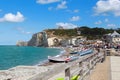 Promenade in Etretat, Normandy