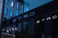 an etro store sign