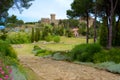 The Etruscan city of Populonia known for necropoleis, old ruins, castle and sea Royalty Free Stock Photo