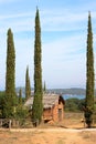 Etruscan dwelling in Populonia near Piombino, Italy Royalty Free Stock Photo