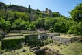 Etruscan Necropolis of Crocifisso del Tufo Royalty Free Stock Photo