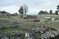 Etruscan ruins in Volterra, Tuscany, Italy