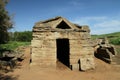 Etruscan tomb Royalty Free Stock Photo