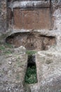 Etruscan Tomb Exterior Royalty Free Stock Photo