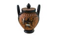 Etruscan vase lateral Royalty Free Stock Photo