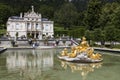 Ettal, Germany, 23 July 2015: Castle Linderhof in the Bavarian A