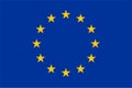 EU Europe Flag Royalty Free Stock Photo
