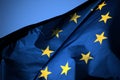 EU Flag Royalty Free Stock Photo