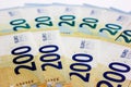 European Union money mix Euro Royalty Free Stock Photo