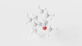 eucalyptol molecule 3d, molecular structure, ball and stick model, structural chemical formula cineole